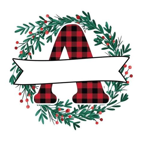 Christmas Alphabet Letters, Cricket Crafts, Christmas Fonts Free, Decorative Fonts, Sublimation Ideas Projects Inspiration, Fruit Vector, Christmas Letter, Christmas Monogram, Handprint Crafts