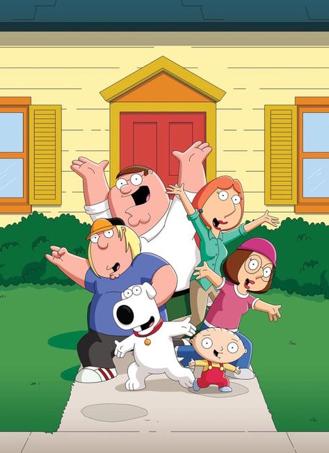 Family Guy Wallpaper Aesthetic, Family Guy Wallpaper Iphone, Family Guy Painting, American Dad Wallpaper, Family Guy House, Family Guy Poster, Family Guy Wallpaper, The Simpsons Guy, Meg Family Guy