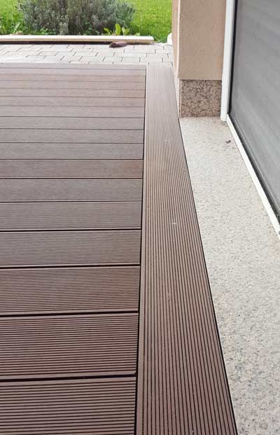 Simpli Deck Tiles Review Lumber Vinyl Deck Railings Multi Level Pool, Vinyl Deck Railing, Cedar Tongue And Groove, Outdoor Decks, Outside Flooring, Vinyl Deck, Deck Flooring, Wpc Decking, Composite Decking Boards