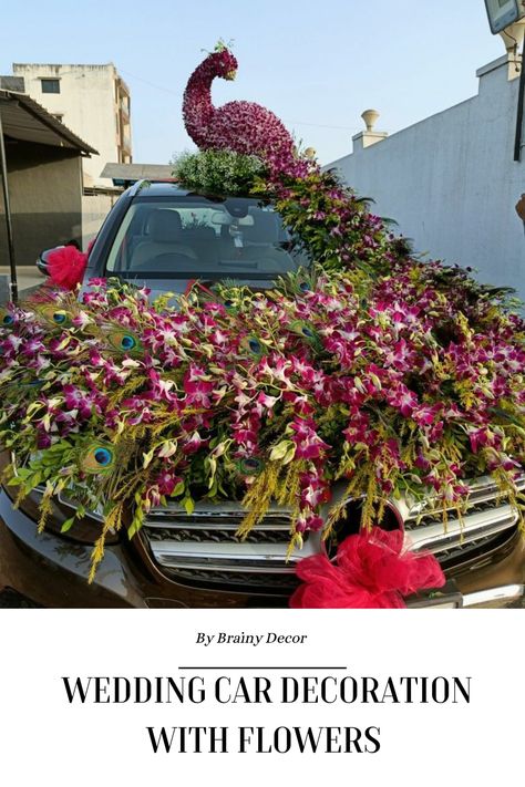 How To Make Wedding Car Decoration With Flowers ||Car Decoration Interior https://youtu.be/bcpGA7SfCDs Today,On My Channel I will Representing You How To Simple Marriage Car Decoration Idea.These Ideas Will Be Very Helpful For You For car Decoration . That You Can Easily Apply In your Own car Decoration .. #cardecoration #weddingcardecoration #cardecorationforwedding @BrainyDecor Please Subscribe My Channel And don't Forget visit my website That's link is below.. My Website Free Patterns http:// Wedding Cars Decorations, Car Decorations For Wedding Flowers, Car Decorations For Wedding Indian, Car Decor For Wedding, Marriage Car Decoration, Car Wedding Decoration, Car Decoration For Wedding, Car Flower Decoration, Car Decorations For Wedding