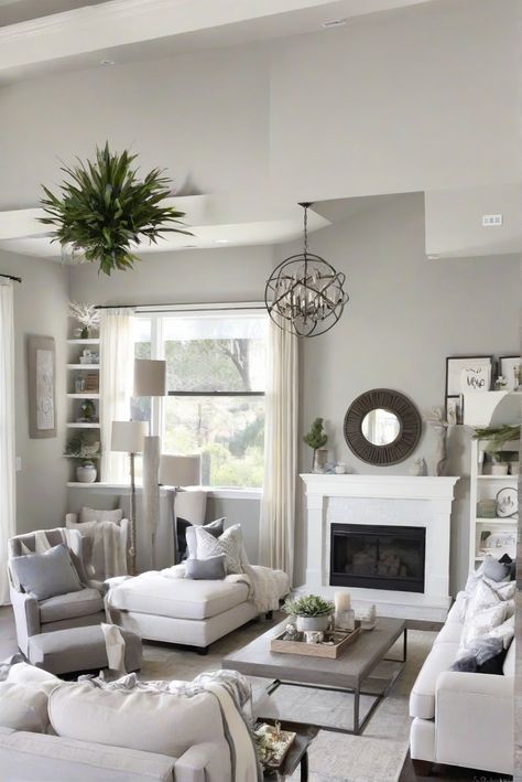 Discover how to bring harmony to your home with Agreeable Gray (SW 7029)! Explore daily interior designer routines and decor ideas for 2024. #Ad #homedecor #homedesign #wallpaints2024 #Painthome #interiorarchitecture Wall Colors Green Living Room Colors Bright Living Room Colors Apartment Renovation Living room Remodeling Modern Paint Colors 2024 Drift Of Mist Living Room, Gray Paint Colors For Living Room, Agreeable Grey Living Room, Gray Living Room Walls, Living Room Gray Walls, Agreeable Gray Living Room, Sw Agreeable Gray, Colorful Living Room Bright, Grey Rooms