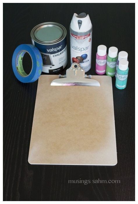 Repurpose Clipboard, Decorating Clipboards Diy, Painted Clipboard Ideas, Paint Clipboard, Clip Board Ideas, Clipboard Diy, Clipboard Crafts, Clipboard Art, Diy Clipboard