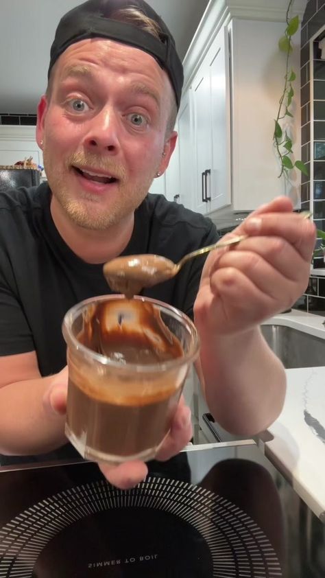 This is how you make Chocolate Pudding using hard-boiled eggs 😁 #hom... | Chocolate Pudding | TikTok Chocolate Pudding Recipe, Homemade Chocolate Pudding, Chocolate Pudding Recipes, Hard Boiled Egg, 3 Eggs, Creamy Chocolate, Boiled Egg, Chocolate Pudding, Hard Boiled