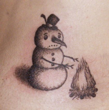 Cold little snowman.. Snowman Tattoo, Christmas Tattoo, My Drawings, Christmas Spirit, Paw Print Tattoo, Merry Christmas, Deviantart, Tattoos, Drawings