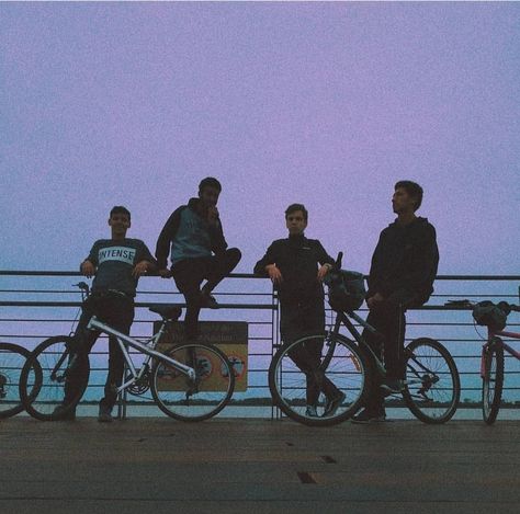 Brother Aesthetic Photo, Four Brothers Aesthetic, Two Brothers Aesthetic, Brotherhood Aesthetic, Brother Aesthetic, Brothers Aesthetic, Biking Aesthetic, Brothers Photography, Bike Aesthetic