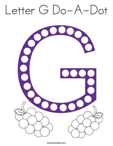 Letter G Dot Painting, Dotted Letters, Dot Letters, Twisty Noodle, Learning Binder, Do A Dot, Holiday Lettering, Plan Ideas, Letter G