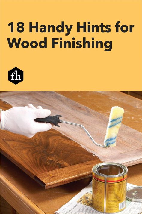 18 Handy Hints for Wood Finishing Diy Paint Booth, Must Have Woodworking Tools, Wood Finishing Techniques, Woodworking Gift Ideas, Rustic Wood Bench, Wood Refinishing, Wood Projects Plans, Woodworking Hacks, Wood Carving Tools Knives