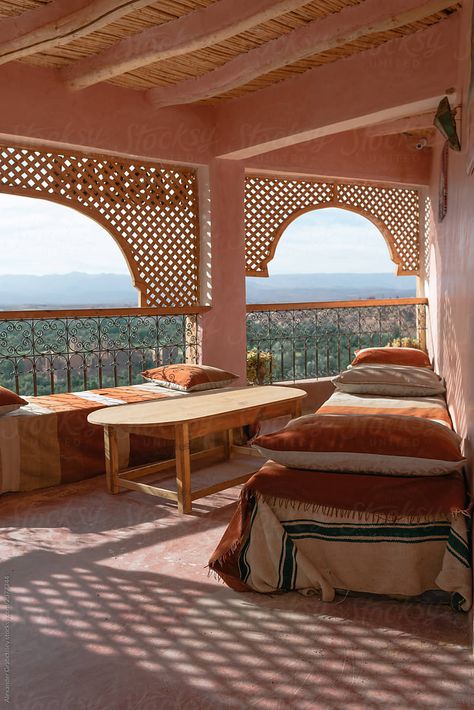 Moroccan Interior At Countryside by Alexander Grabchilev Moroccan Farmhouse, Moroccan Interiors, Perfect Image, Screen Savers, Valance Curtains, Morocco, Design Elements, Alexander, Farmhouse