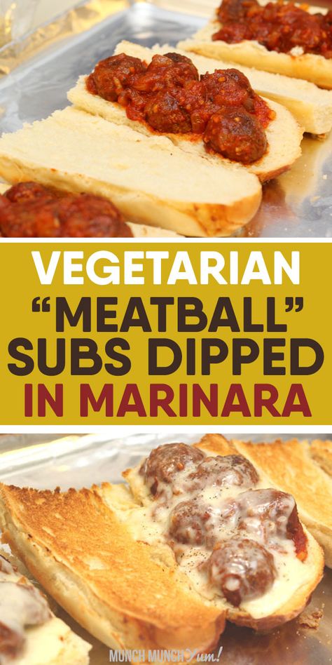 Van Meals, American Meals, Meatball Sub Sandwiches, Vegetarian Lunches, Mother Clucker, Cheap Vegetarian Meals, Vegetarian Sandwich Recipes, Vegetarian Meatballs, Vegan Sandwiches