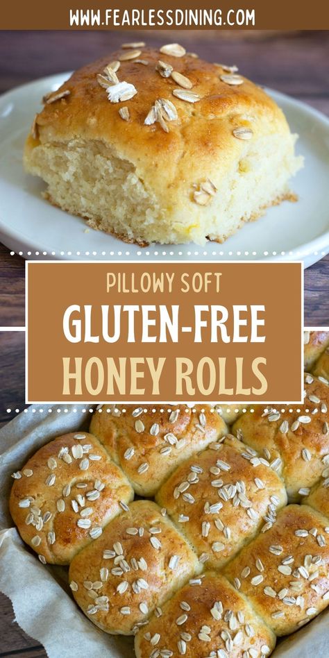 Honey Rolls, Gluten Free Rolls, Glutenfri Baking, Best Gluten Free Bread, Pain Sans Gluten, Postre Keto, Pan Sin Gluten, Gluten Free Recipes Bread, Gluten Free Breads