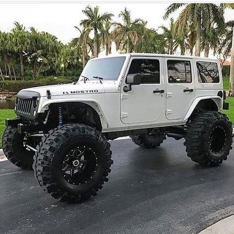 The White Ghost Off Road Jeep, Jeep Sahara, Jeep Wrangler Lifted, Lifted Jeep Wrangler, 4 Door Jeep Wrangler, Badass Jeep, White Jeep, Jeep Photos, Custom Jeep Wrangler