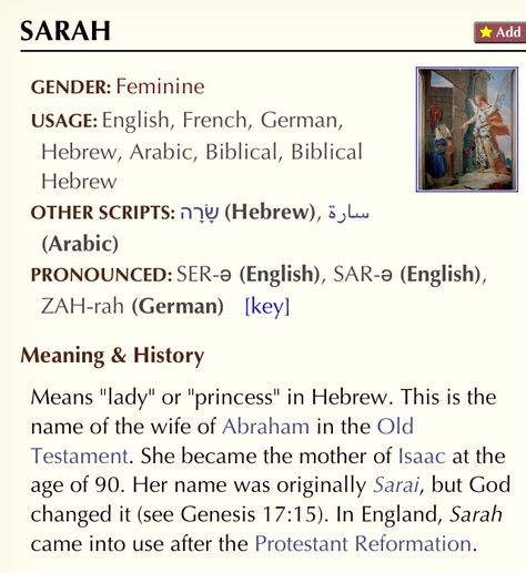 Sarah ---- meaning "lady" or "princess" and from the name "Sarai" which means "my princess" in Hebrew Key Meaning, History Meaning, Biblical Hebrew, My Princess, Jesus Is Life, Name Meaning, All About Me!, Islamic Love Quotes, Names With Meaning