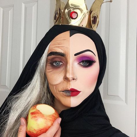 Thank you for all the love on this look! 🍎 What look are you wanting to see next? Halloween Costume Makeup Ideas, Costume Makeup Ideas, Halloween Costume Makeup, Face Ideas, Michelle Phan, Halloween Makeup Diy, Witch Face, Halloween Costumes Makeup, Half Face