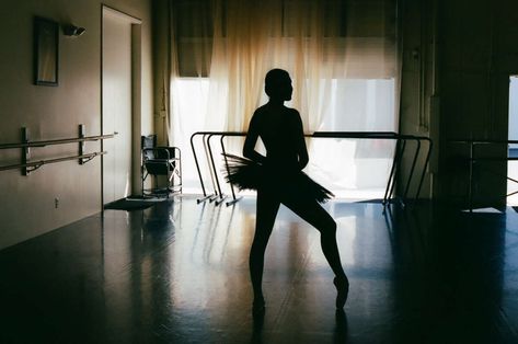 Ballet Film Photography, Dance Film Photography, Aesthetic Silhouette, Ballet Silhouette, Ballet Photography, Insta Pics, Studio Photoshoot, Dance Hall, Dance Photography