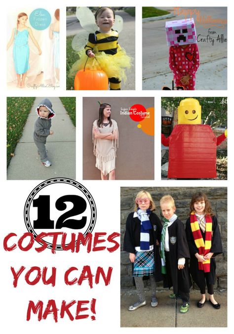 12 Cute Costumes you can make yourself Diy Kids Halloween Costumes, Unique Toddler Halloween Costumes, Funny Kid Costumes, Kids Halloween Costumes, Outfit Costume, Diy Costumes Kids, Costumes Diy, Diy Halloween Costumes For Kids