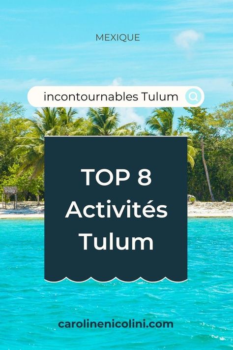 Avec tant de choses à faire à Tulum, au Mexique, il n’est pas étonnant que cet ancien village de pêcheurs endormi soit récemment devenu l’une des destinations les plus populaires de la planète. . Voici une liste du Top 8 des activités à faire pour visiter Tulum ! Riviera Maya, Tulum, Pendant, Mexico