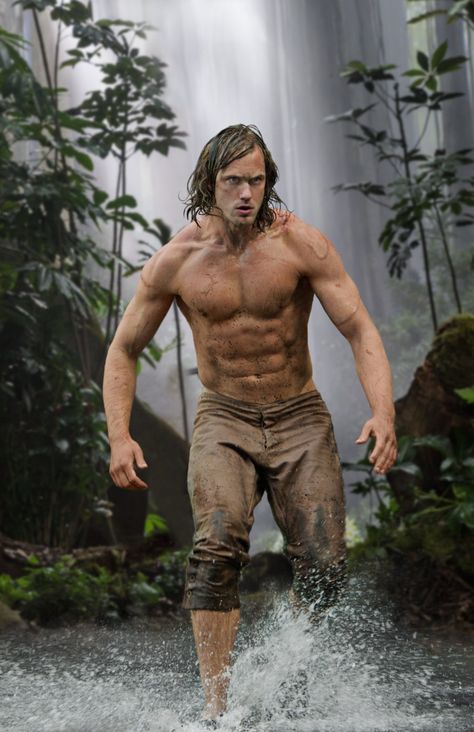 Legend of Tarzan Movie Alexander Skarsgard Tarzan, Legend Of Tarzan, Fried Mozzarella, Tarzan Movie, Tarzan Of The Apes, John Clayton, Celebrity Bodies, Foto Top, Eric Northman