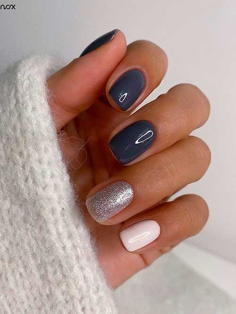 Dark Winter Nails, Winter Nails Gel, Short Gel Nails, Fall Gel Nails, Trendy Patterns, Nail Colors Winter, Dipped Nails, Instagram Worthy, Fancy Nails