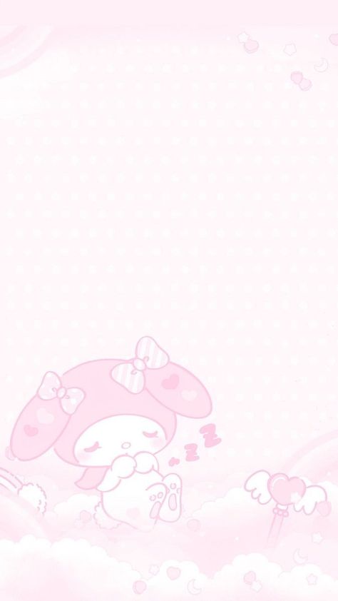 ꒰ঌ ♡ ໒꒱ Pink Wallpaper Hello Kitty, Walpaper Hello Kitty, Kawaii Background, My Melody Wallpaper, Hello Kitty Themes, Iphone Wallpaper Kawaii, Unicorn Wallpaper, Hello Kitty Backgrounds, Soft Wallpaper