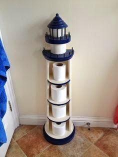 Anchor Bathroom Ideas, Lighthouse Bathroom Decor, Anchor Bathroom, Lighthouse Bathroom, Nautical Bathroom Design Ideas, Homes Farmhouse, Lighthouse Decor, Anchor Decor, Nautical Bathroom Decor