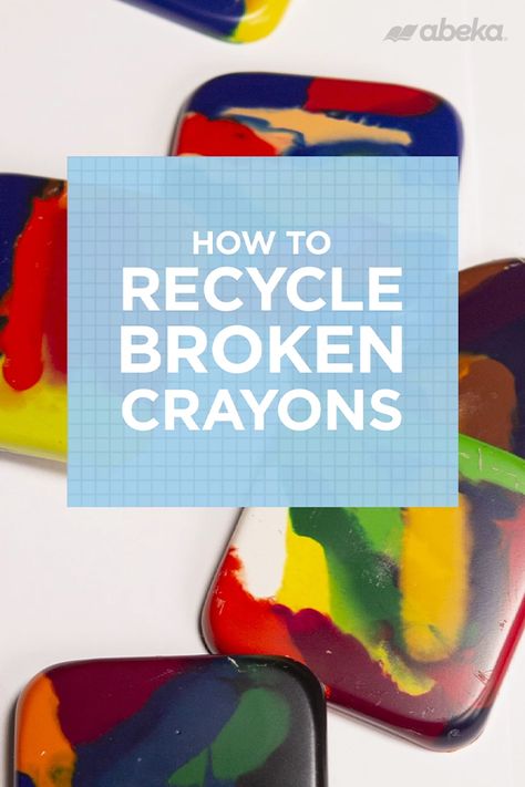 Wondering what to do with your leftover crayons from last school year? Reuse them! Learn how on our blog. Professional Development For Teachers, How To Recycle, Broken Crayons, Christian School, Diy Activities, What To Make, Crafts And Diy, Fun Times, Classroom Themes