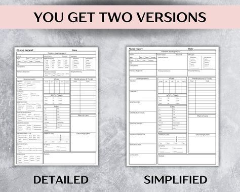 Nursing Report Sheet Med Surg, ICU Report Sheet, Nurse Brain Sheet, Nursing Brain Sheet A4/US Letter, INSTANT Download - Etsy UK Nurse Brain Sheet, Nurse Brain, Nurse Report Sheet, Med Surg, Medical Assistant, Assessment, Nursing, Brain, Medical