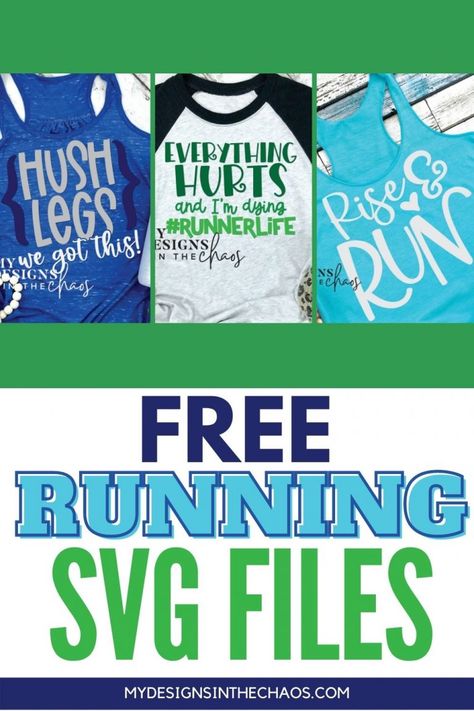 Free Fitness SVG Designs - My Designs In the Chaos Running Tshirts Funny, Running Sayings For Shirts, 5k Race Shirts, Running Shirt Design, Running Svg, Running Signs, Market Day Ideas, Funny Running Shirts, 5k Race