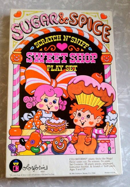 sugar and spice colorforms - Google Search They were awesome--but prob full of now banned chemicals! :) My Childhood Memories, Childhood Memories 80s, 1980s Childhood, 90s Memories, Ideal Toys, Sweet Shop, 80s Toys, 90s Childhood, Childhood Toys