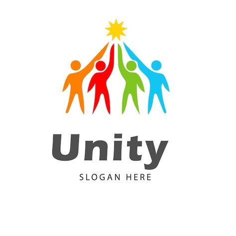 Unity logo design | Premium Vector #Freepik #vector #union #unity #community #community-teamwork Unity Logo Design, Boy Names Creative, Unity Logo, Conceptual Model Architecture, Youth Logo, Union Logo, People Logo, Community Logo, Tshirt Printing Design