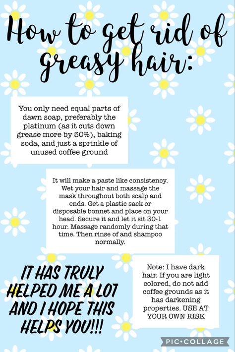 Super easy mask with household products! #healthyhair #cleanse #hacks #hair Get Rid Of Greasy Hair, Greasy Hair, Greasy Hair Hairstyles, Household Products, Healthy Hair, Baking Soda, Super Easy, Massage, Soap