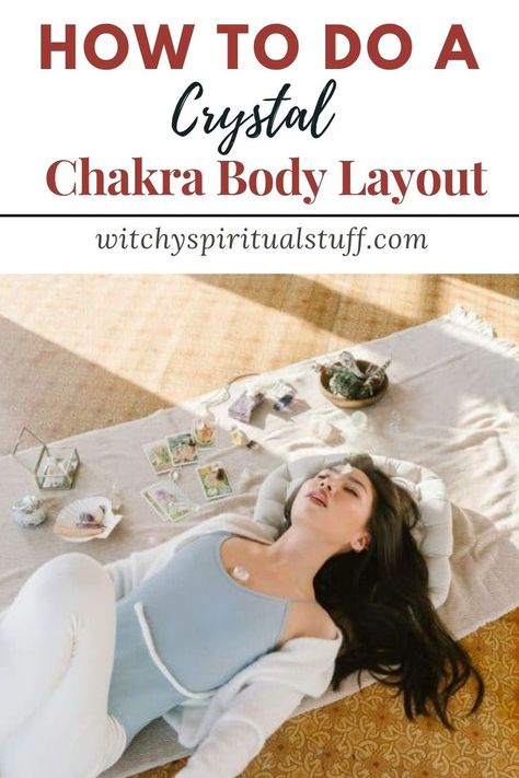 If you’re looking for how to do a crystal chakra body layout, it is likely because you are feeling totally, or mostly, blocked, and hoping for a quick approach to healing.  

First, let me say, there are no quick fixes. Unblock Your Chakras, How To Find Out Which Chakra Is Blocked, How To Balance Chakras With Crystals, Body Layout, How To Clear Chakra Blockages, Crystal Chakra Body Layout, Crystal Placement, Throat Pain, Grounding Crystals