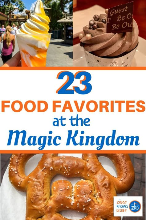 Food At Magic Kingdom, Best Disney World Food, Magic Kingdom Snacks, Magic Kingdom Food, Trip To Disney World, Best Snacks, Disney World Vacation Planning, Disney World Food, Disney World Magic Kingdom