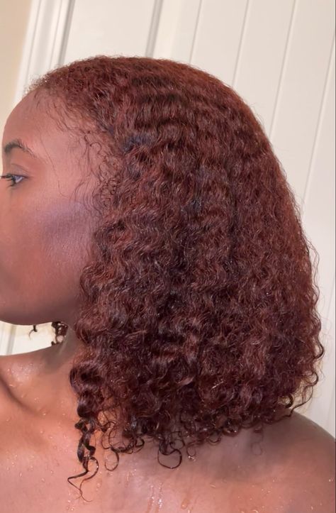 Copper Natural Hair, Adore Semi Permanent Hair Color, Dark Ginger Hair, Ginger Hair Dyed, Copper Brown Hair, Cabello Afro Natural, Cajun Spice, Dyed Curly Hair, Honey Brown Hair