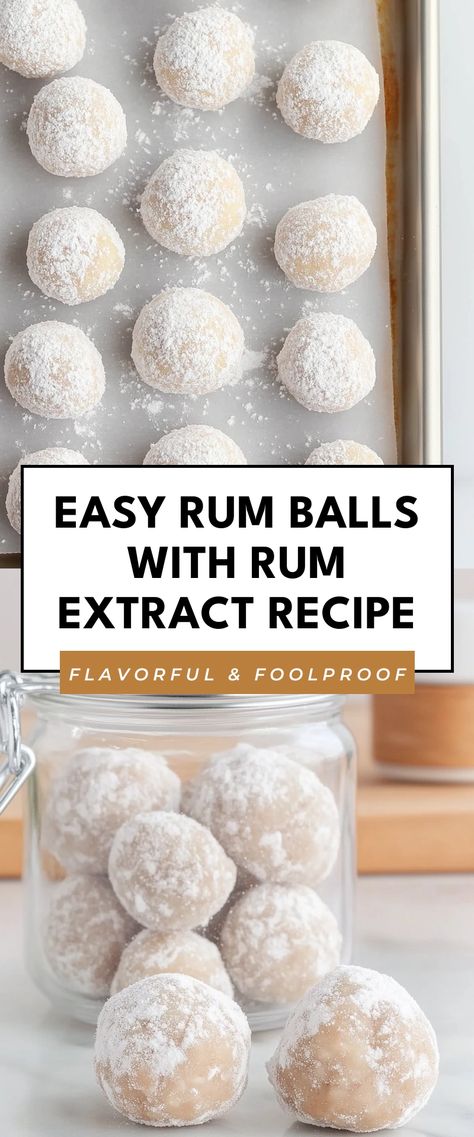 Image for Easy Rum Balls with Rum Extract Recipe Cherry Rum Balls Recipe, How To Make Rum Balls, Non Alcoholic Rum Balls, Cherry Rum Balls, Rum Extract Recipes, Rumballs Recipe Easy Rum Balls, Rumballs Recipe, Easy Rum Balls, Booze Balls