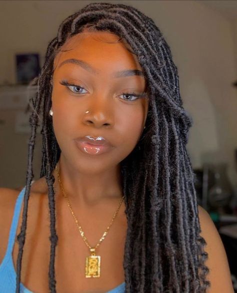 Natural Beat, Blonde Aesthetic, Faux Locs Hairstyles, Box Braids Hairstyles For Black Women, Braids Hairstyles Pictures, Fake Hair, Girls Hairstyles Braids, Aesthetic Ideas, African Braids Hairstyles