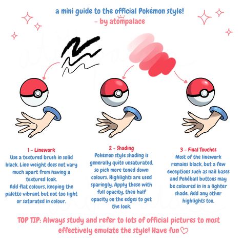 Shading Guide, Pokemon Game Characters, Oc Pokemon, Pokemon Oc, Paint Brush Art, Digital Art Beginner, Pokemon Drawings, Digital Painting Tutorials, Body Drawing