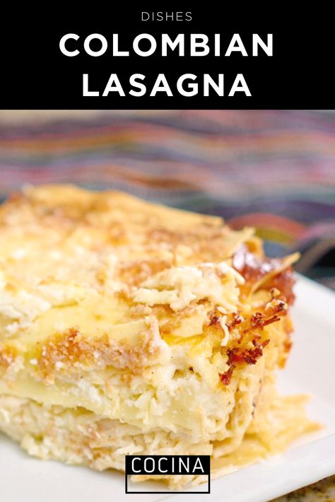 Lasagna is a popular dish in Colombia, this drool-worthy version is a signature recipe by guest Chef Luisa Collins ~ #cocina #lasagna #recipe #chickenlasagna #latinfood #colombianfood Colombia Recipes, Columbian Recipes, Entrees Recipes, Colombian Dishes, Colombian Recipes, Colombian Cuisine, Recetas Salvadorenas, Recetas Puertorriqueñas, South American Recipes