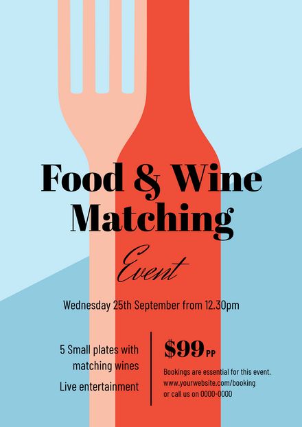 Food Event Poster Design, Wine Design Poster, Food Event Poster, Wine Event Poster, Food Poster Design Graphics, Wine Poster Design, Wine Graphic Design, Events Graphic Design, Food Promotion Poster