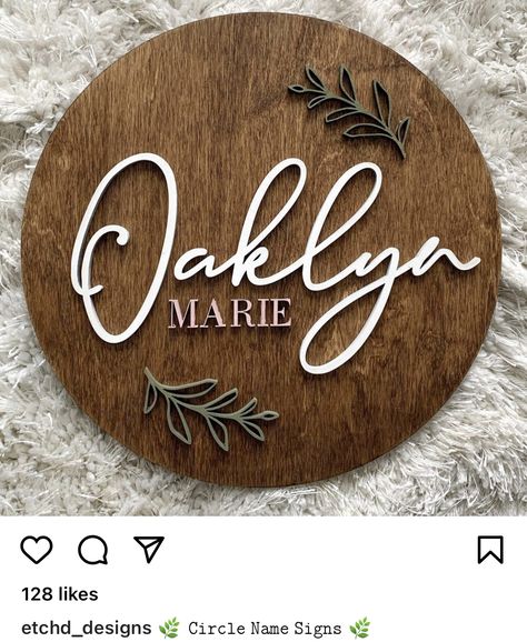 Baby Name Signs Cricut, Name Board, Diy Wood Name Signs, Cricut Name Signs, Cricut Baby Name Signs, Cnc Name Signs, Wood Baby Name Sign, Baby Girl Name Signs, Baby Name Signs For Nursery