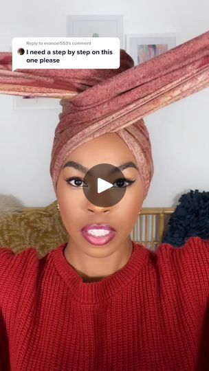 Turban Headwrap Tutorial, How To Wear Head Scarf, How To Wear Head Scarves, How To Wrap A Headscarf, Diy Turban Headwrap, How To Wear A Head Scarf, How To Wrap Hair In Scarf, How To Tie Head Scarf Styles, Headwrap Hairstyles Tutorials