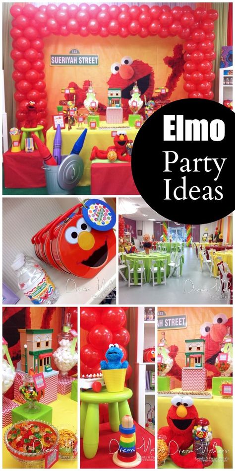 So many cute Elmo party ideas at this adorable boy 1st birthday party! See more party ideas at CatchMyParty.com. Elmo 1st Birthday Party, Elmo Party Ideas, Elmo 1st Birthday, Elmo Birthday Party Boy, Elmo First Birthday, Elmo Birthday Party, Second Birthday Ideas, Sesame Street Birthday Party, Elmo Party