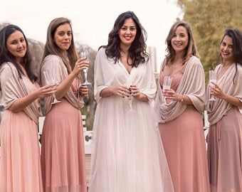 Bridal shawls shrugs boleros and wedding cover ups by noavider Bridesmaid Shawls And Wraps, Bridesmaids Shawls, Winter Bridesmaid, Fall Bridesmaid, Wrinkled Fabric, Bridesmaid Wrap, Winter Bridesmaids, Shawl Black, Fall Bridesmaids