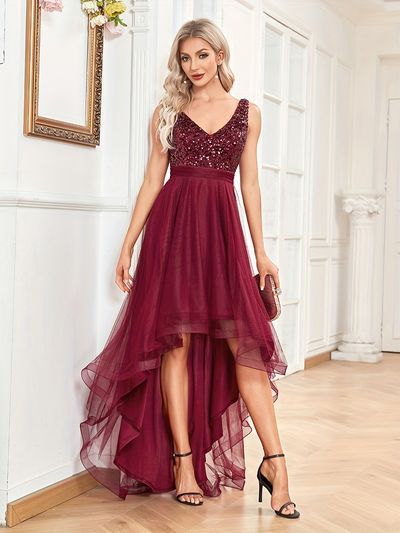 Temu | Explore the Latest Clothing, Beauty, Home, Jewelry & More Mesh Outfit, High Low Evening Dresses, Bridesmaid Gown Chiffon, Sequined Gown, Tulle Homecoming Dress, 파티 드레스, Evening Dress Floor Length, Sequin Prom Dress, Womens Prom Dresses