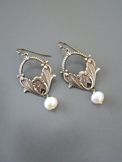 This Dangle & Drop Earrings item by chloesvintagejewelry has 2213 favorites from Etsy shoppers. Ships from Bainbridge Island, WA. Listed on Mar 29, 2024 | Vintage jewelry Brass Wedding, Art Nouveau Earrings, Art Nouveau Earring, Bridal Earrings Drop, Pearl Earrings Wedding, Vintage Jewelry Art, Bainbridge Island, Bridal Earrings Pearl, Art Deco Necklace