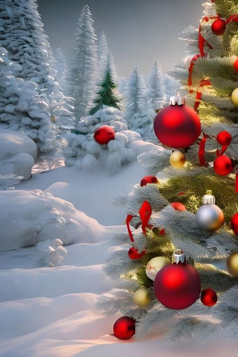 Beautiful Christmas Pictures, Halloween Wallpaper Backgrounds, Christmas Scenery, Christmas Feeling, The North Pole, Winter Scenery, Beautiful Flowers Wallpapers, Gorgeous Christmas, Christmas Scenes