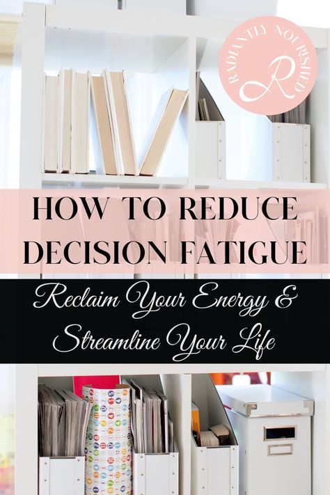 Looking for decision fatigue tips? Are you tired of wasting your precious energy on decision fatigue? Learn all about how to reduce decision fatigue in this blog post! #decisionfatigue Decision Fatigue Tips, Onenote Planner, Mentally Drained, Mental Load, Decision Fatigue, Mental Energy, Logical Thinking, Lucky Charms, Wellness Tips