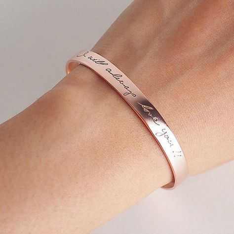 Silver Kada Women Hand, Silver Kada Women, Silver Kada, Personalized Cuff Bracelets, Custom Cuff Bracelet, Custom Bangle, Handwriting Bracelet, Engraved Bangle, Stocking Stuffers For Men