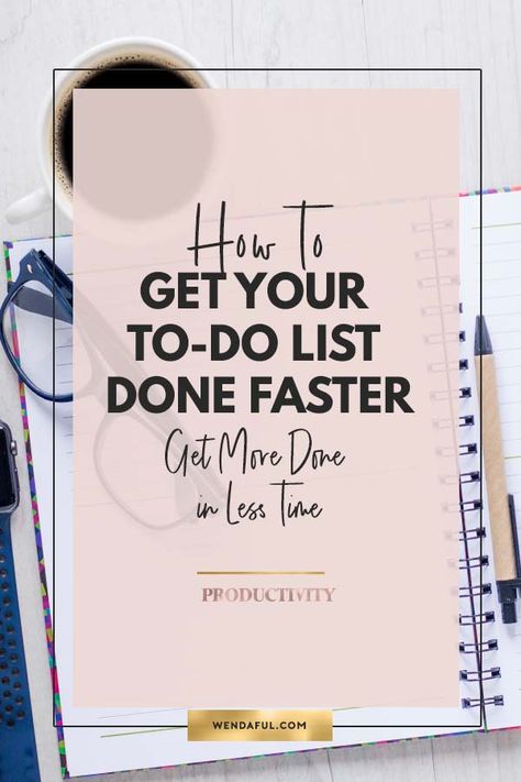 How to Get Your To Do List Done Faster (Get More Done in Less Time) | Wendaful Planning Miracle Morning Savers, Miracle Morning Routine, Creating Systems, Cute Planners, Planner Free Printable, Weekly Planner Free Printable, Personalized Planner, Losing Control, Weekly Planner Free