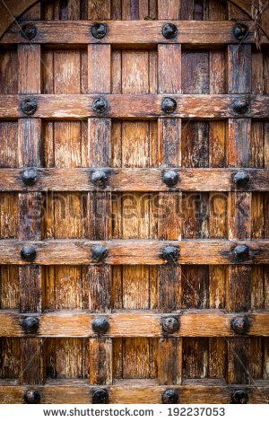 Old castle door texture with faded wood. Medieval Door, Rustic Wood Doors, Door Texture, Castle Doors, Old Wooden Doors, Stylish Doors, Old Castle, Wood Gate, Classic Doors