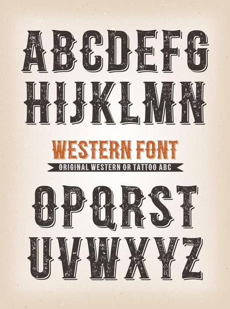 Vintage Western And Circus ABC Font Vintage Carnaval, Western Writing, Thema Letters, Country Fonts, Abc Font, Western Font, Light Font, Alfabet Letters, Font Illustration